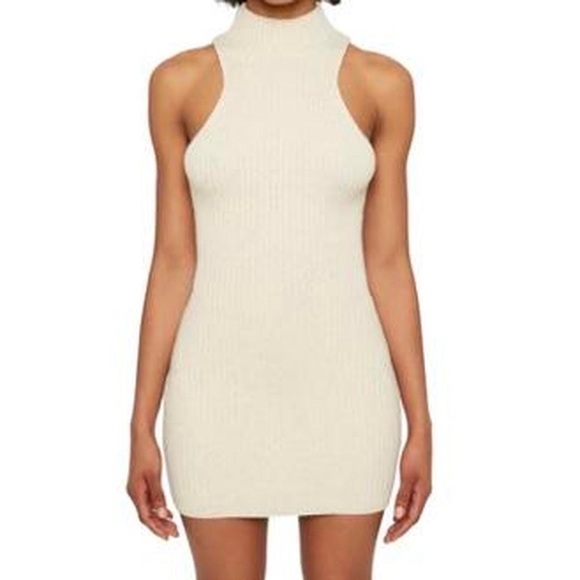 Danielle Guizio Pelle Rib Knit Mini Dress - Picture 1 of 13